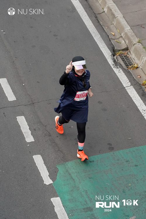 Race photo from Nu Skin Run 10K