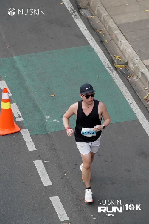 Race photo from Nu Skin Run 10K