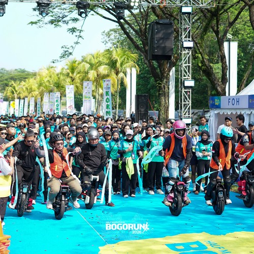 Race photo from BOGORUN 2026