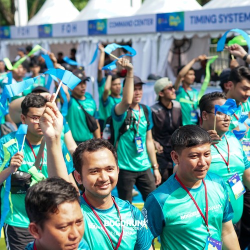 Race photo from BOGORUN 2026