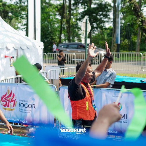 Race photo from BOGORUN 2026