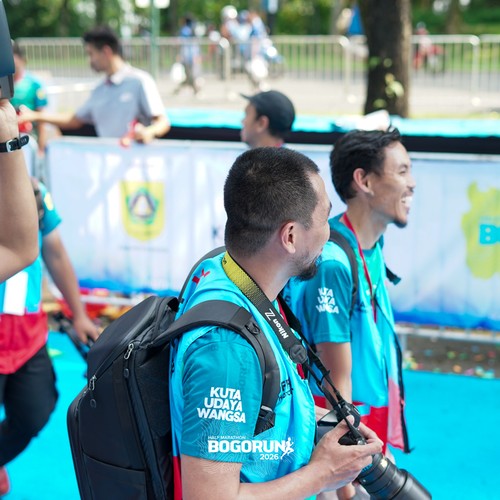 Race photo from BOGORUN 2026