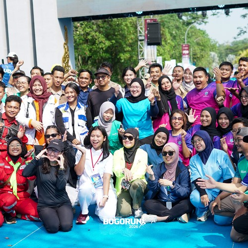 Race photo from BOGORUN 2026