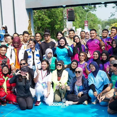 Race photo from BOGORUN 2026