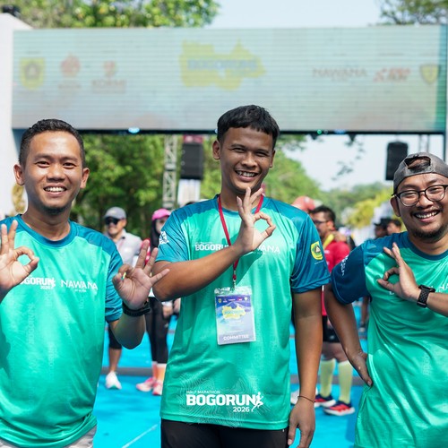 Race photo from BOGORUN 2026
