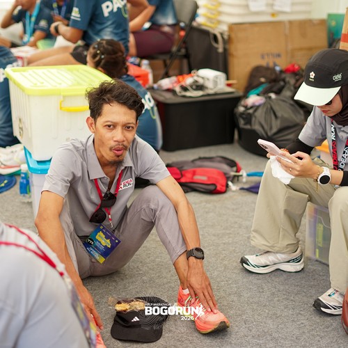 Race photo from BOGORUN 2026