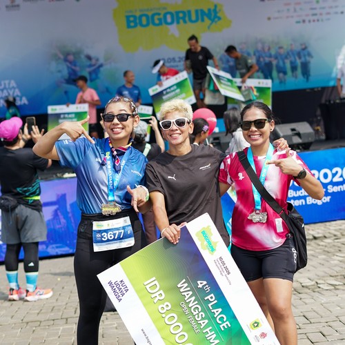 Race photo from BOGORUN 2026