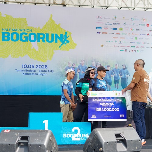 Race photo from BOGORUN 2026