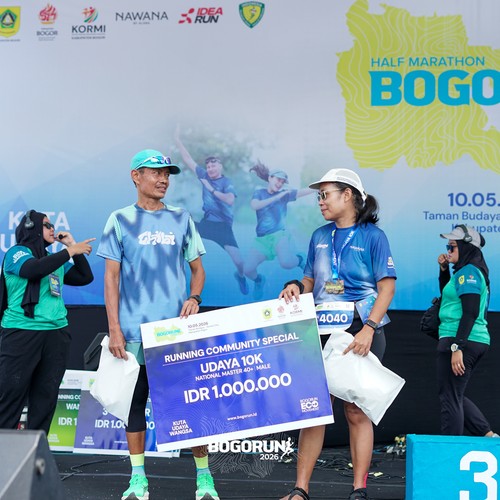Race photo from BOGORUN 2026