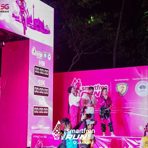 Race photo from SMARTFREN RUN 2026