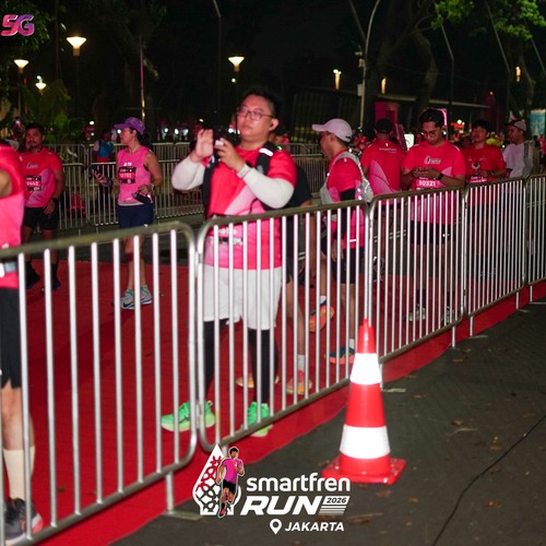 Race photo from SMARTFREN RUN 2026
