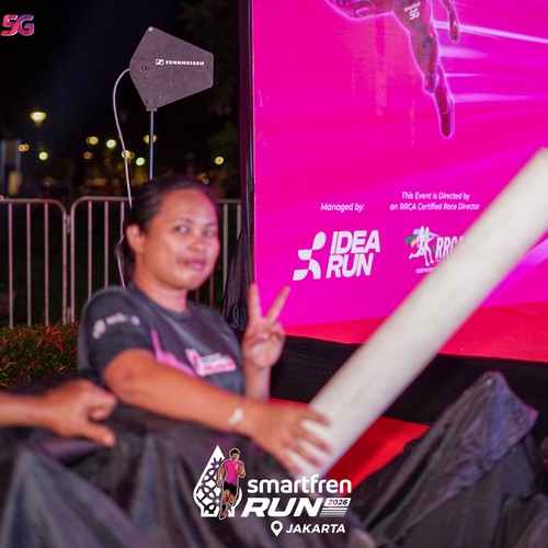 Race photo from SMARTFREN RUN 2026