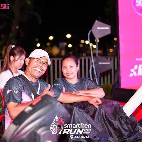 Race photo from SMARTFREN RUN 2026