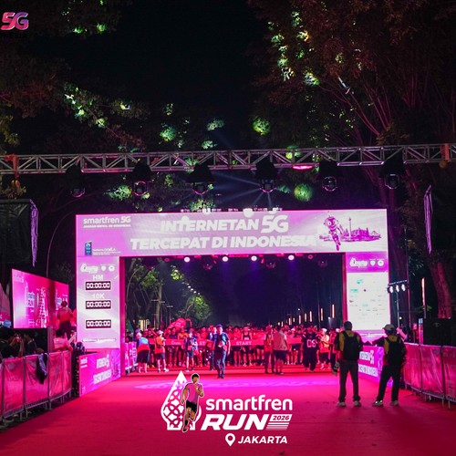 Race photo from SMARTFREN RUN 2026