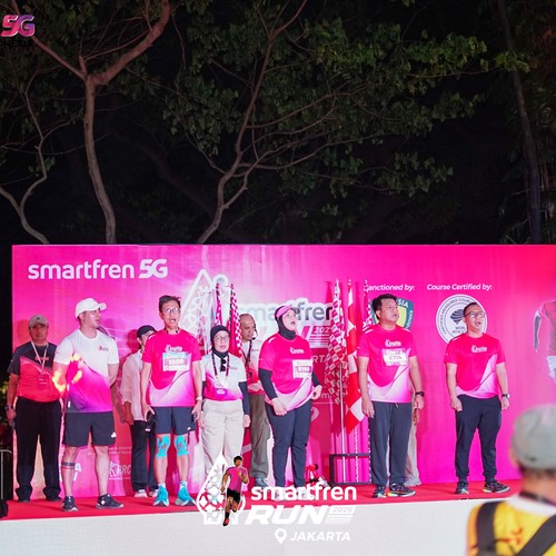Race photo from SMARTFREN RUN 2026