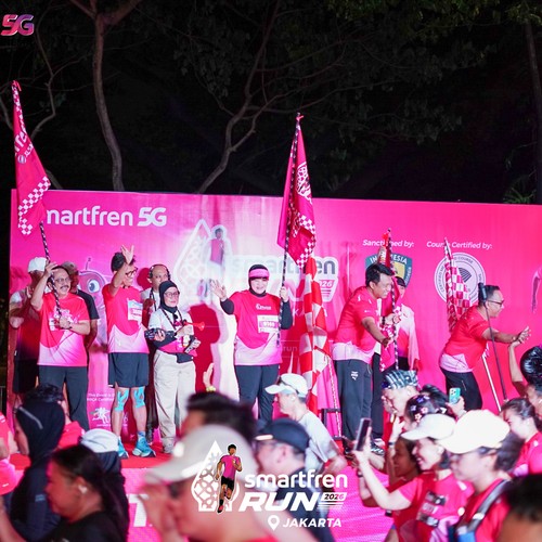 Race photo from SMARTFREN RUN 2026