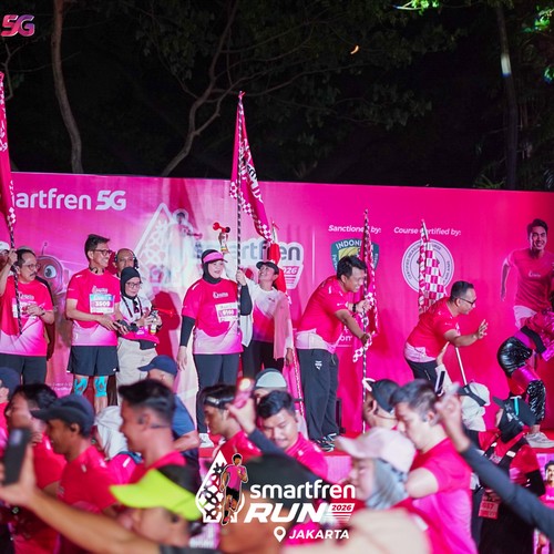 Race photo from SMARTFREN RUN 2026