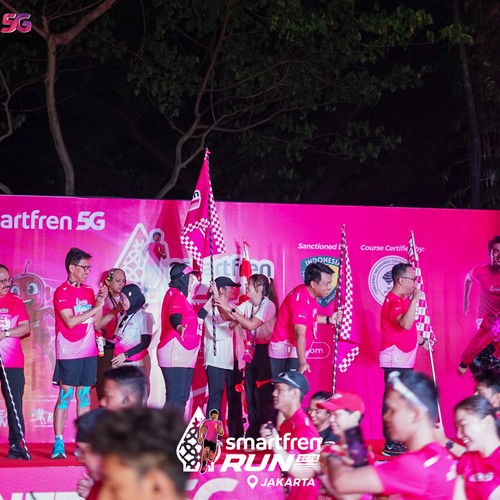 Race photo from SMARTFREN RUN 2026