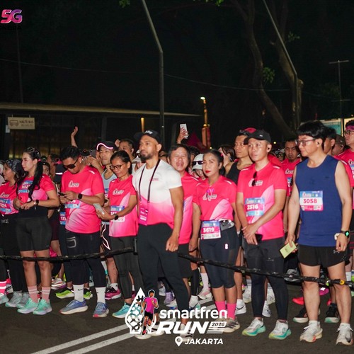 Race photo from SMARTFREN RUN 2026