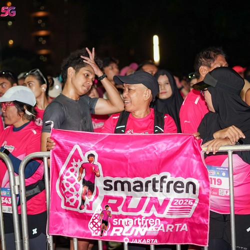 Race photo from SMARTFREN RUN 2026