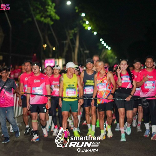 Race photo from SMARTFREN RUN 2026