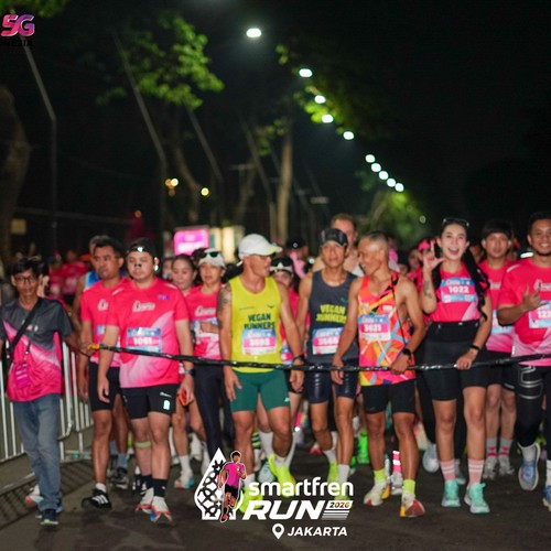 Race photo from SMARTFREN RUN 2026