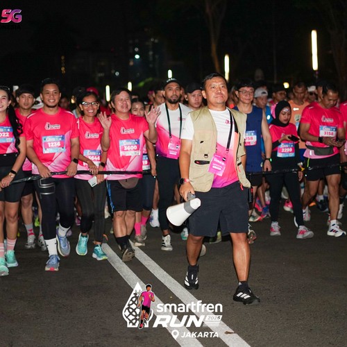 Race photo from SMARTFREN RUN 2026