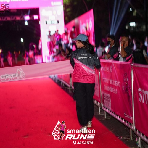 Race photo from SMARTFREN RUN 2026