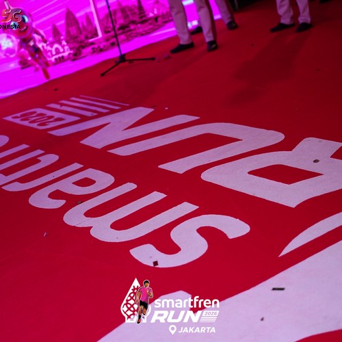 Race photo from SMARTFREN RUN 2026