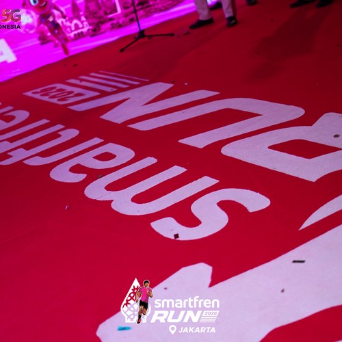 Race photo from SMARTFREN RUN 2026
