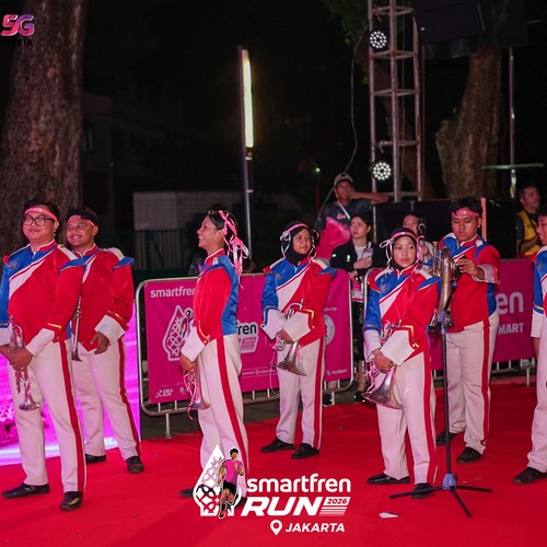 Race photo from SMARTFREN RUN 2026