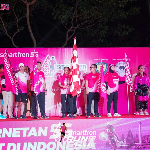 Race photo from SMARTFREN RUN 2026