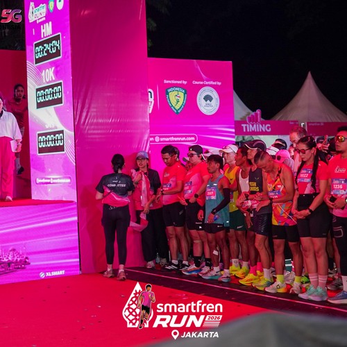 Race photo from SMARTFREN RUN 2026