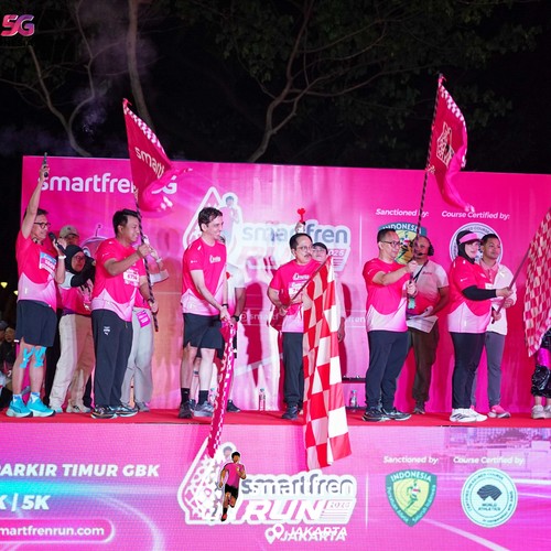 Race photo from SMARTFREN RUN 2026