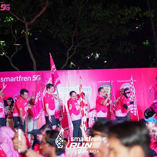 Race photo from SMARTFREN RUN 2026