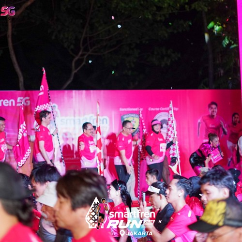 Race photo from SMARTFREN RUN 2026