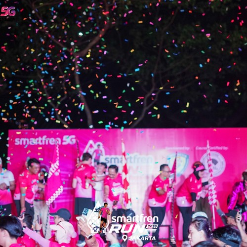 Race photo from SMARTFREN RUN 2026