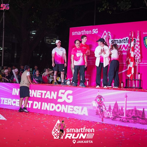 Race photo from SMARTFREN RUN 2026