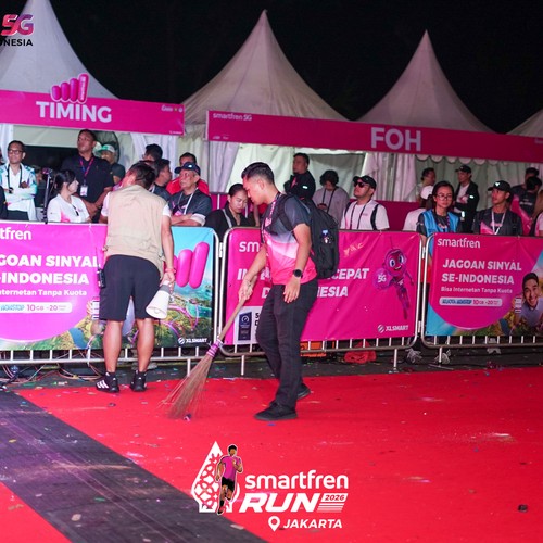 Race photo from SMARTFREN RUN 2026