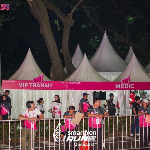 Race photo from SMARTFREN RUN 2026