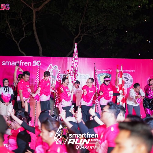 Race photo from SMARTFREN RUN 2026