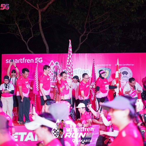 Race photo from SMARTFREN RUN 2026