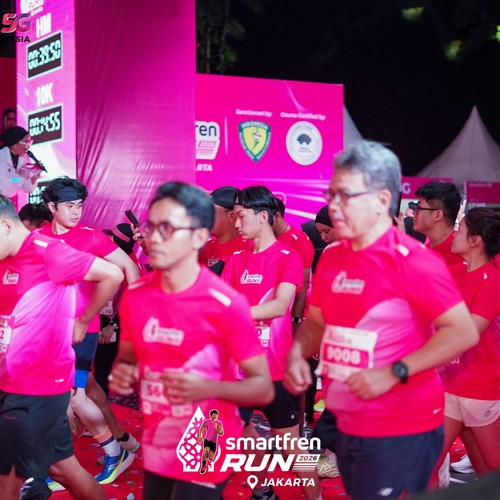 Race photo from SMARTFREN RUN 2026