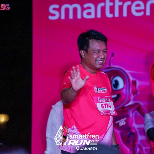 Race photo from SMARTFREN RUN 2026