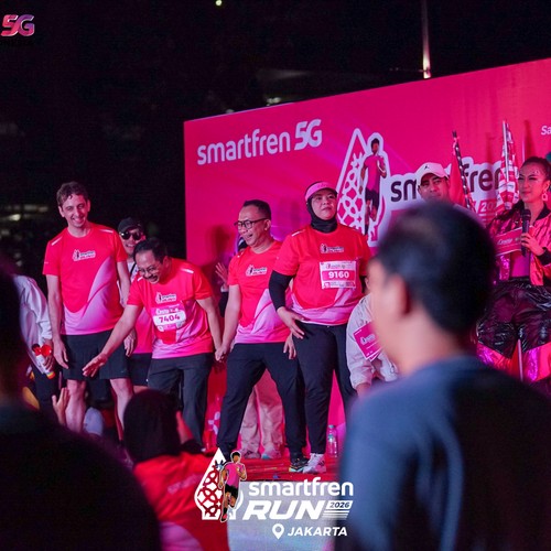 Race photo from SMARTFREN RUN 2026