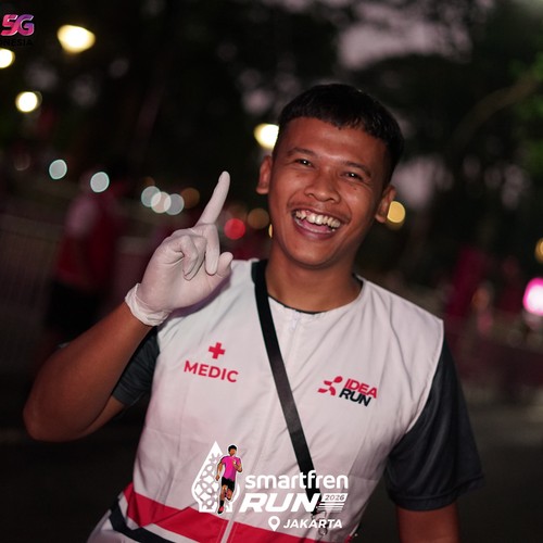 Race photo from SMARTFREN RUN 2026