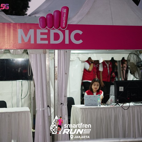 Race photo from SMARTFREN RUN 2026