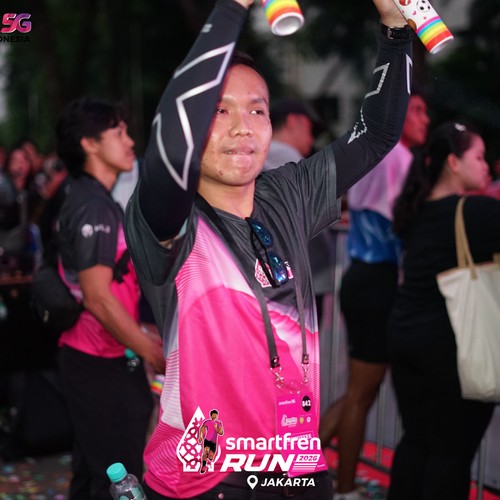 Race photo from SMARTFREN RUN 2026