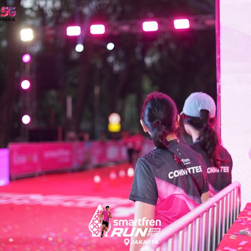 Race photo from SMARTFREN RUN 2026