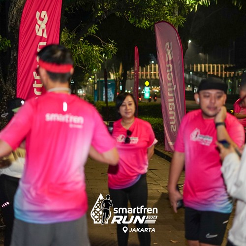 Race photo from SMARTFREN RUN 2026 VIBES